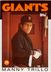 1986 Topps Baseball Cards      655     Manny Trillo